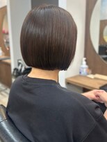 リッチ 菊名店(Rich)&nbsp;髪質改善トリートメント　ストレート　丸みボブ　20代30代　艶髪