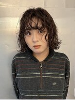 スタニング 渋谷(STUNNING.) ボブパーマ ニュアンスパーマ ゆるめパーマ