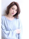 イメチェンヘアスタイル ミルクティーベージュ
