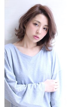 オーロ 西宮店(ORO) イメチェンヘアスタイル ミルクティーベージュ