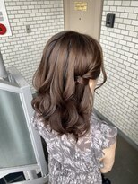 ソノ(sono)&nbsp;ハーフツイン　ハーフアップ　推し活ヘア　参列ヘア