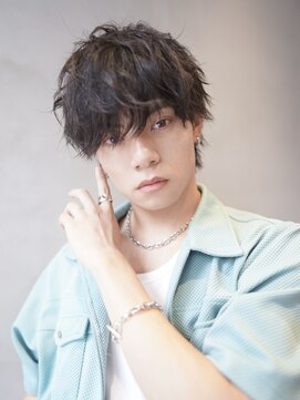 ニコ トウキョウ ロジック(nico TOKYO Logic) シャドウパーマメンズマッシュパイラルパーマメンズパーマ