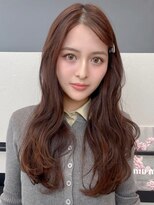 ケーツー あべのキューズモ－ル店(K-two)&nbsp;ロングヘア*大人ガーリーstyle*ブラウンカラー*髪質改善*顔周り