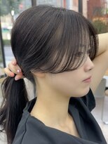 ビューブルー 亀戸錦糸町(VIEW BLUE)&nbsp;◎小顔前髪顔まわり暗めカラーくびれロングミディアム