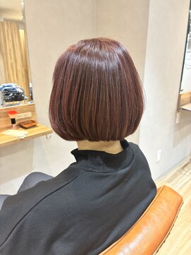 白髪ぼかし/カット/カラー/ボブ/ピンク/髪質改善/エイジング/36