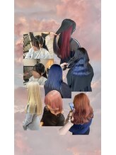 【mizuki】★小顔顔周りカット×色落ちまで可愛い似合わせカラー ハイトーンカラー/インスタ@arika__mizuki