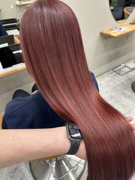 シカ 神戸三宮元町店(Cica) レッド 暖色 ブリーチ トリートメント 三宮