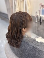 ヘア サロン クラン ソア 心斎橋店(hair salon clan soar)&nbsp;サイド編み込み