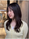 【倉田真希】ロングレイヤー　ハッシュカット　フェイスレイヤー