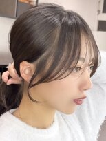 ビューエヒメ(VIEW EHIME)&nbsp;小顔黒髪レイヤーカット×アッシュカラー20代30代40代
