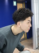 ボブ 小松(BOB)&nbsp;10代20代テーパーフェードピンパーマショート
