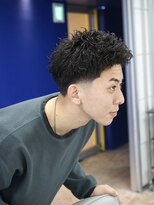 ボブ 小松(BOB) 10代20代テーパーフェードピンパーマショート