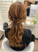 【北新地ヘアセット】たゆんローポニー