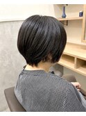 ナチュラルショート丸みショートボブ×美シルエット
