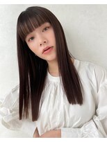 クラヴィアエクラート なんば店(CLAVIA.ECLART)&nbsp;切りっぱなしストレート/髪質改善/縮毛矯正