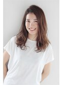 フレッシュな印象の、ナチュラルセミロング！