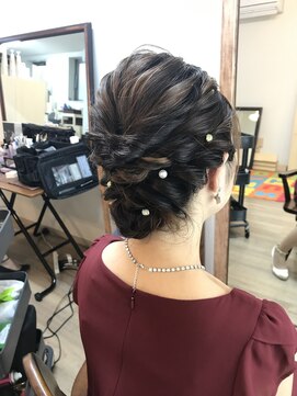 ロカット サロン(Roquat Salon) ブライダル大人アップスタイル【ヘアセット立川南/立川/袴】