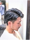 #アップバング#ビジカジ#2ブロック#サイドパート#homme2nd櫻井