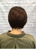 ふんわりトップが決め手のショートボブ