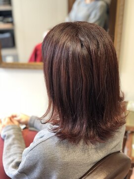 美容室 カルロヴィータ(carLovita) 外ハネ×グラデーションカラー