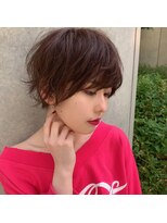 ユーフォリア 新宿通り(Euphoria)&nbsp;ふんわりトップとザクッとした束感で周りと違うショートヘアに☆