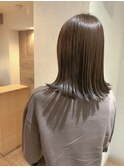 【Terrace】ミディアムボブ×ラベンダーベージュ