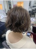 ゆるふわミディパーマ