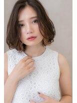 カバーヘア ブリス 上尾西口店(COVER HAIR bliss) □イヤリングカラーゆるふわルーズヘア116-2★上尾10代20代30代