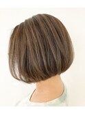 ショート マッシュ ショートボブ HEADS 市川 学割 イルミナ