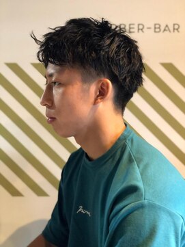 バーバーバー 四谷(BARBER-BAR) 爽やか2ブロックスタイル