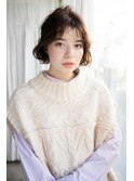 カールボブもエアウェーブパーマでふんわりボブルフに・KAYO