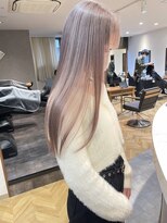 ロンド レア 天神大名店(Lond Le’a)&nbsp;ミルクティーベージュ/ダブルカラー/ブリーチ/くびれヘア