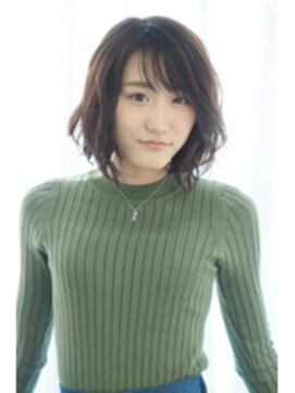 クシュ 所沢西口プロぺ通り(kusyu... ) ペールベージュセクションカラーグラデーションカラー外ハネボブ