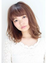 エミル 国分寺(emile)&nbsp;伸ばしかけミディアムの無造作ミックスパーマ【国分寺】