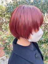 ネオリーブソラ 相模大野店(Neolive sola)&nbsp;ショートウルフ/赤みブラウン