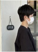 耳だしショート/マニッシュショート/日進市美容院◎30代40代50代