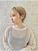 耳掛けショート　ショートボブ　丸みショート　20代30代