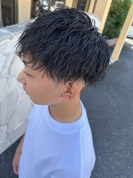 カットウェルズ ラブコオリヤマ 郡山店(Cut Well's Love Koriyama) スパイラル×波巻きパーマ【郡山】【奈良】