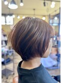 ナチュラルなショート縮毛矯正