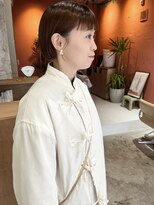 ユニ(uni)&nbsp;ボブ/ミニボブ/オレンジブラウン/20代/30代/40代