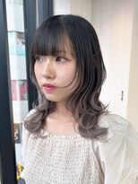 アルバム 池袋(ALBUM)&nbsp;グレージュカラーグレーベージュくびレイヤー_ba484173