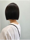 ぱっつんボブ
