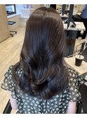 【アッシュブラウン】ブリーチなし 透明感 似合わせ