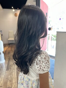 ジールヤマグチ 朝霧駅前店 【小学生】マーブ/イルミナカラー/白髪ぼかし/韓国/ハイトーン