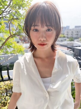 シシ 大宮(She 2.) ショートボブマッシショート/前髪/イメチェン/グレージュカラー