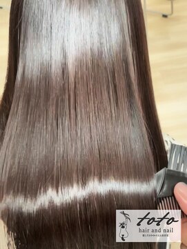 トトヘアーアンドネイル(toto hair and nail) 人気NO.1【髪質改善カラーコース】カット・メテオカラー・TR