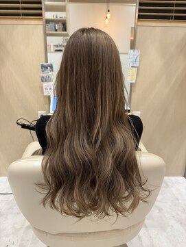 アドラーブル 長岡リバーサイド千秋店(adorable) Wカラーで作る透明感ハイトーンベージュ