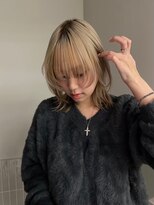 ステン(sten)&nbsp;ミディアムレイヤー/ウルフカット/ウルフレイヤー/くびれヘア