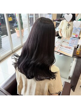 フォルテ 草薙店 地毛風暗髪カラー　韓国ヘア　西村ひより