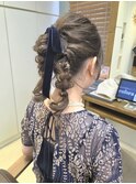 可愛いイベントヘア/ポニーテール/ヘアアレンジ/和泉美佳/荻窪